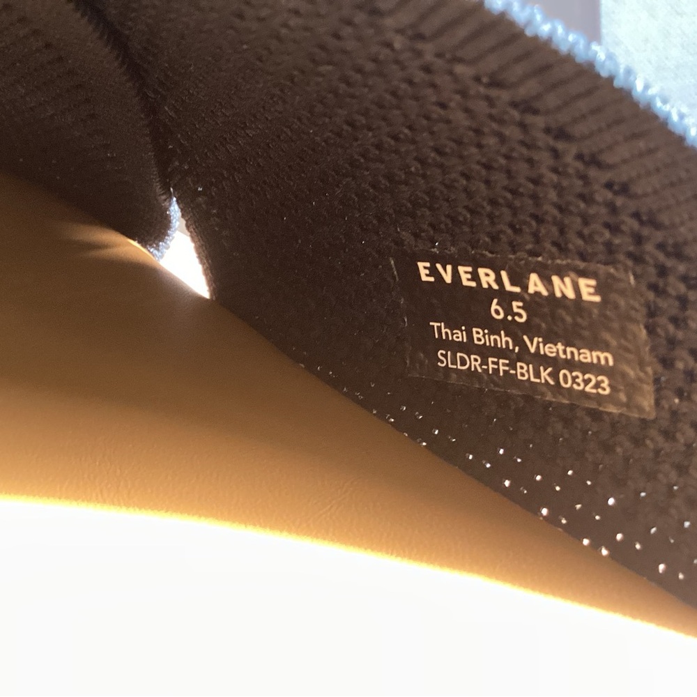 Everlane The ReKnit City Flatform Black Sandals 6.5 - Picture 6 of 7